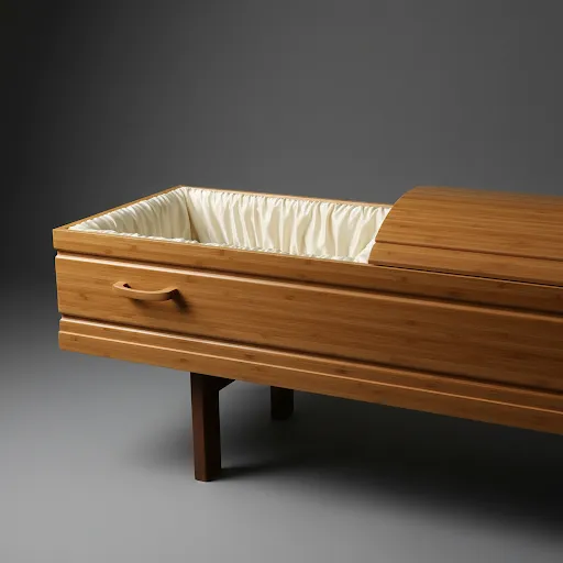 Tranquil casket — premium hardwood